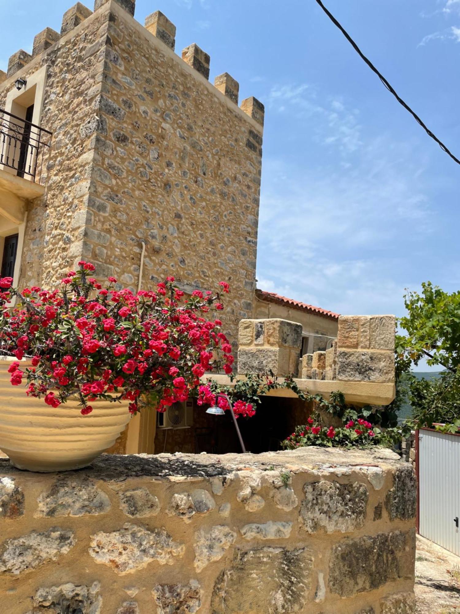 Pyrgos Fassea Kardamyli Villa Bagian luar foto