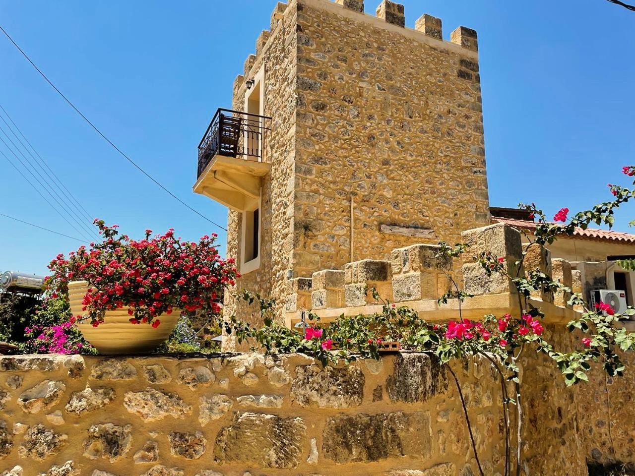 Pyrgos Fassea Kardamyli Villa Bagian luar foto